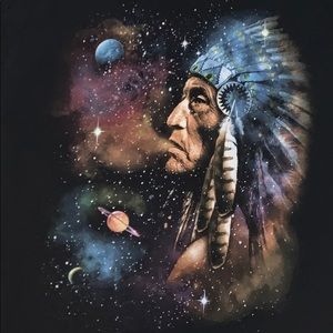 Men’s XL Native American Indian Spirit T-Shirt